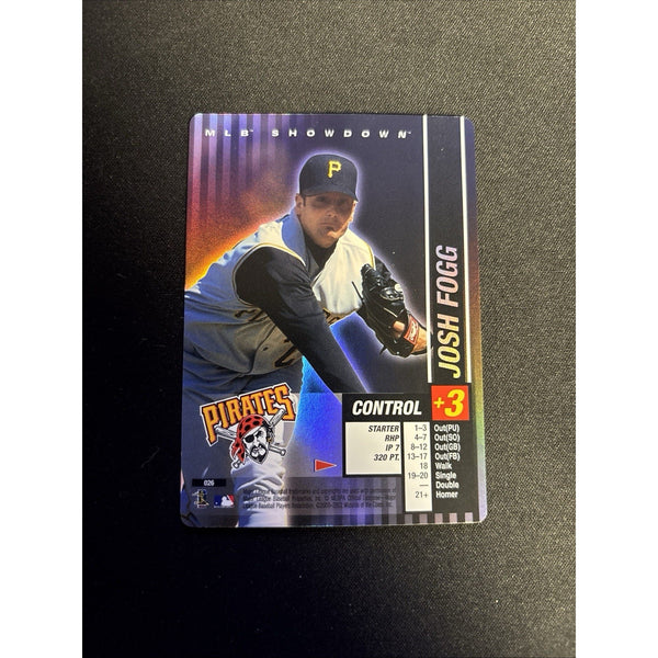 2002 MLB Showdown Josh Fogg FOIL Pennant Run #26 Pirates