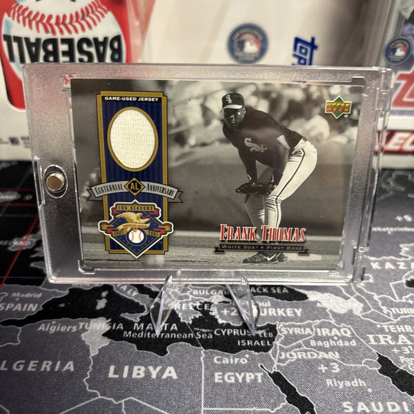 FRANK THOMAS 2001 Upper Deck AL Centennial Anniversary GU Jersey #ALJ-FT
