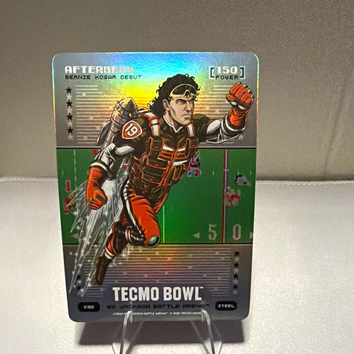Bo Jackson Battle Arena Tecmo Bowl Bernie Kosar Afterburn 530 Foil 150
