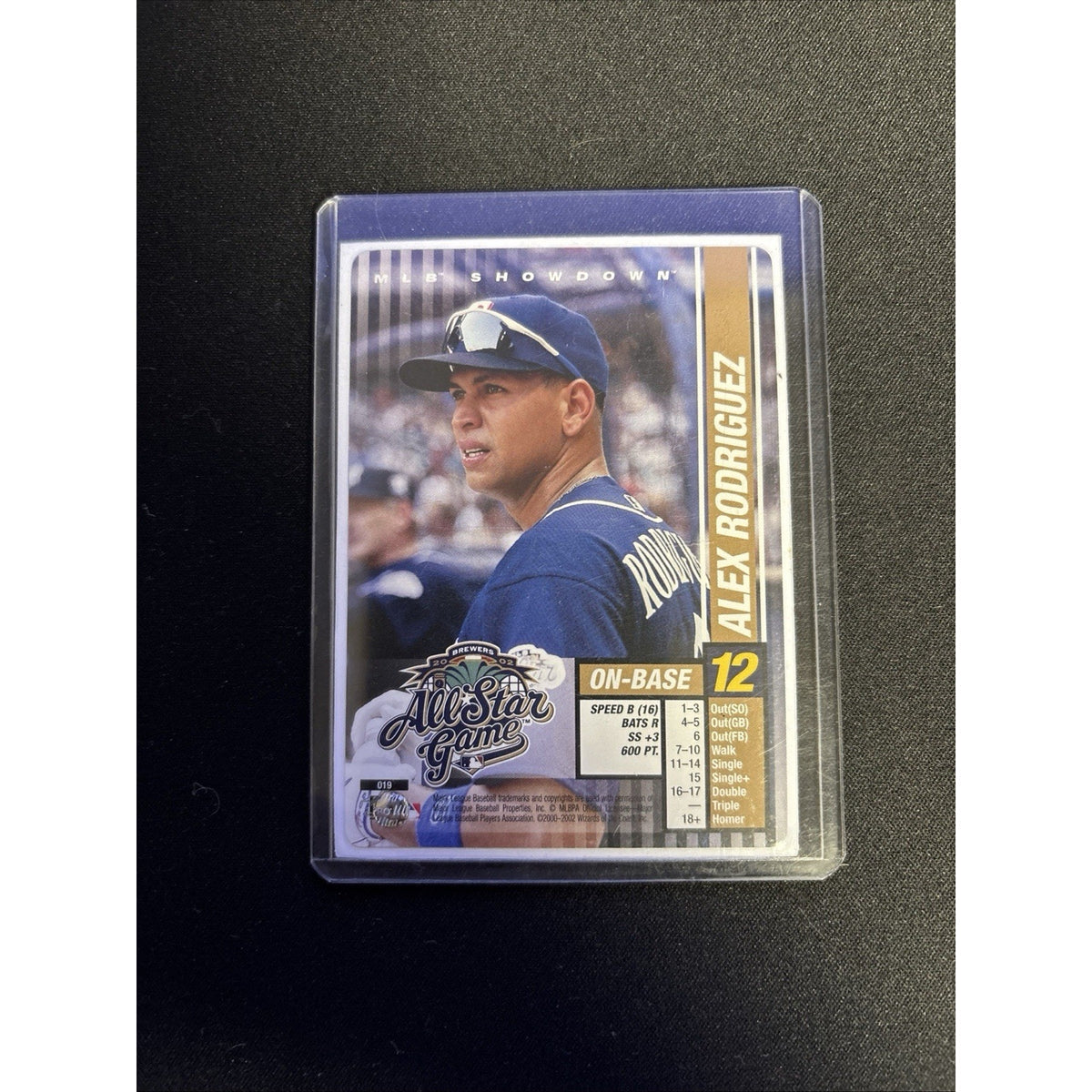 2002 MLB Showdown - All-Star Game Alex Rodriguez #019