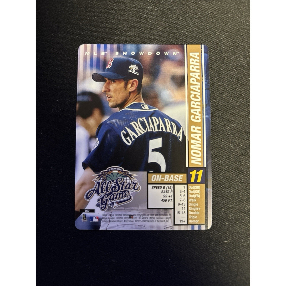 2002 MLB Showdown - All-Star Game Nomar Garciaparra #007