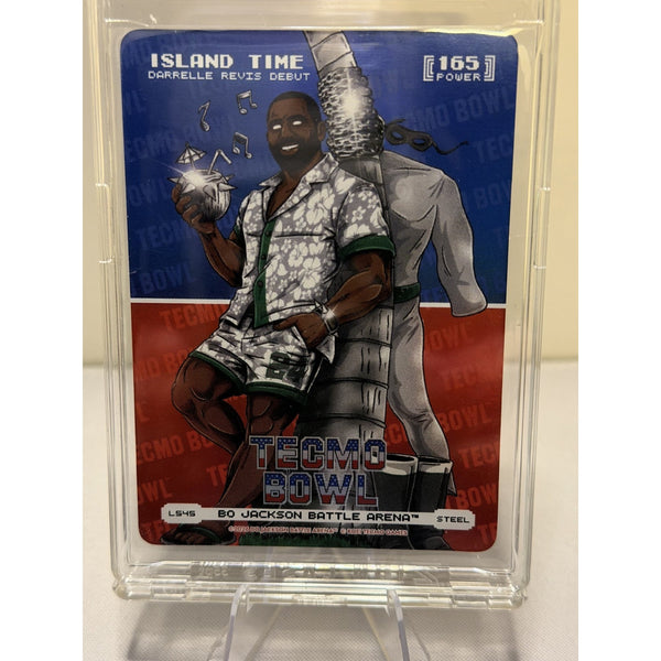 2026 Bo Jackson Battle Arena Island Time Darrelle Revis Steel #L545