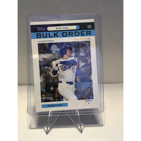 Shohei Ohtani 2026 Topps Bulk Order #BO-7 Los Angeles Dodgers NM