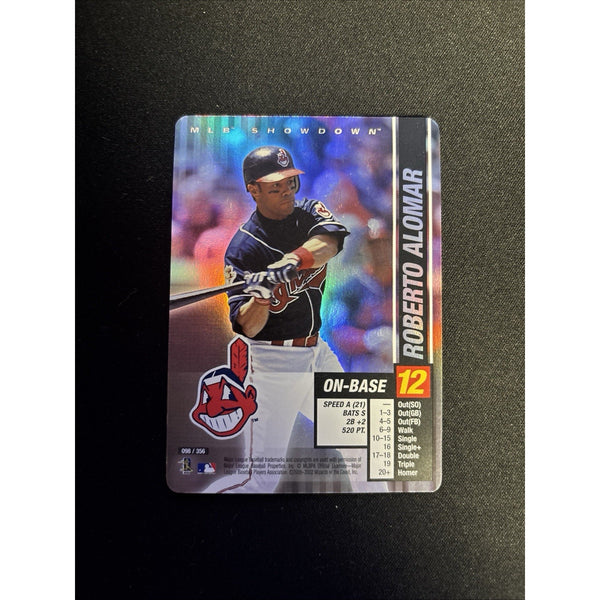 2002 MLB Showdown, Roberto Alomar, FOIL, Cleveland Indians #098