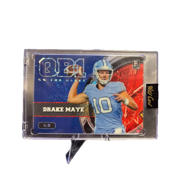 QB1 Drake Maye ROOKIE Blue Sparkle Red Watch 4/5