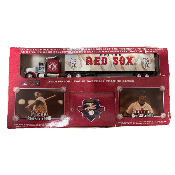 Fleer Red Sox 100th Anniversary Set (w/ cards & white rose truck)