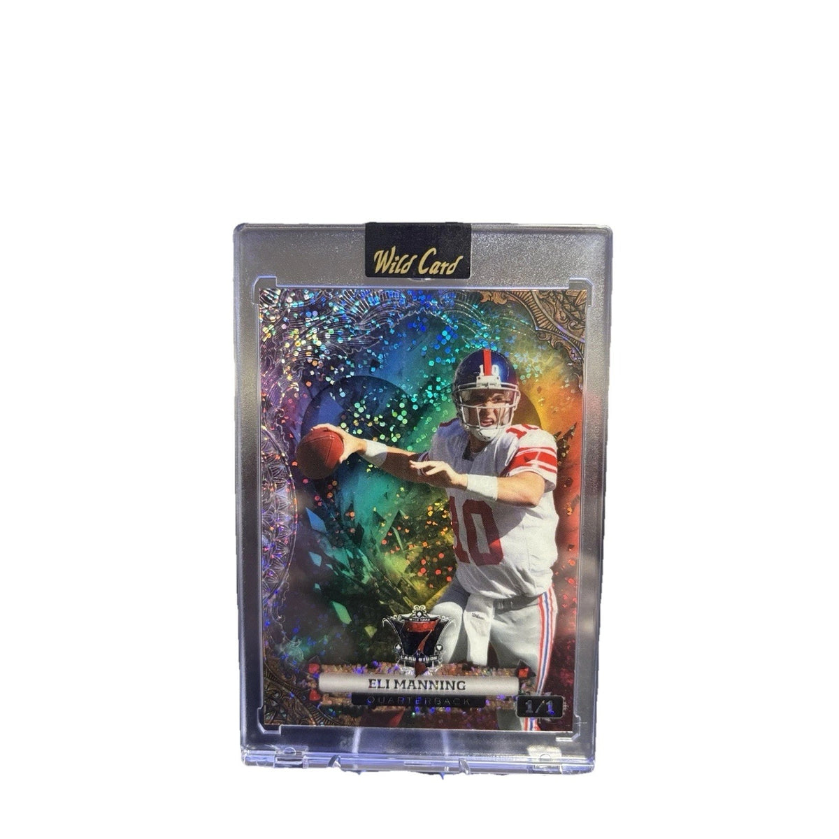 2024 Eli Manning 7 Card Studs Rainbow Sparkle 1/1