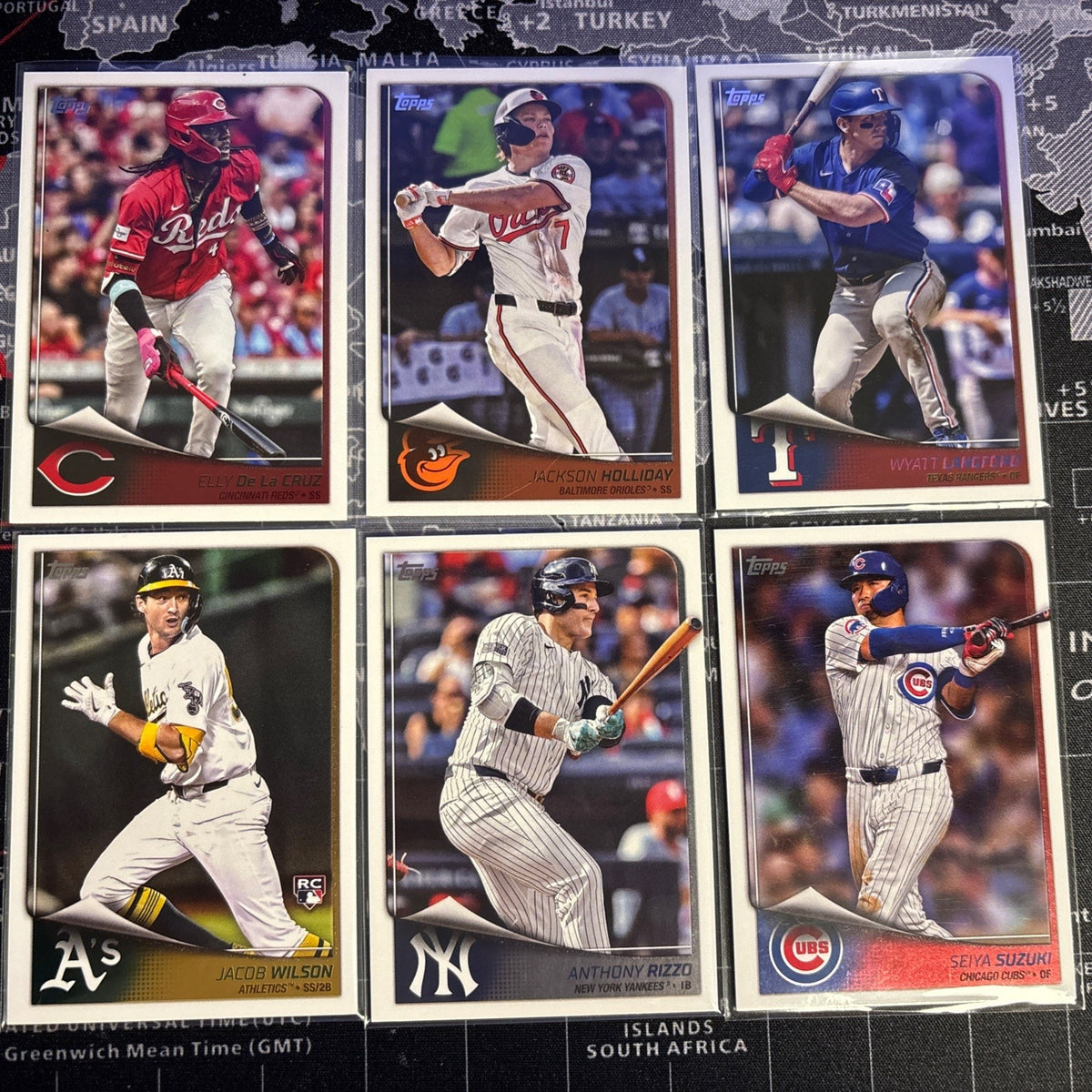 2025 Topps Flagship Collection 6-Card LOT Elly Holliday, Wilson, Rizzo, Suzuki