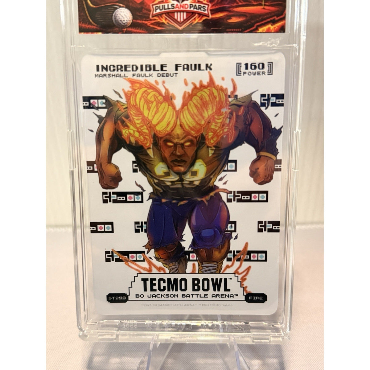 2026 Bo Jackson Battle Arena Incredible Faulk Marshall Faulk Debut Fire #3T29B