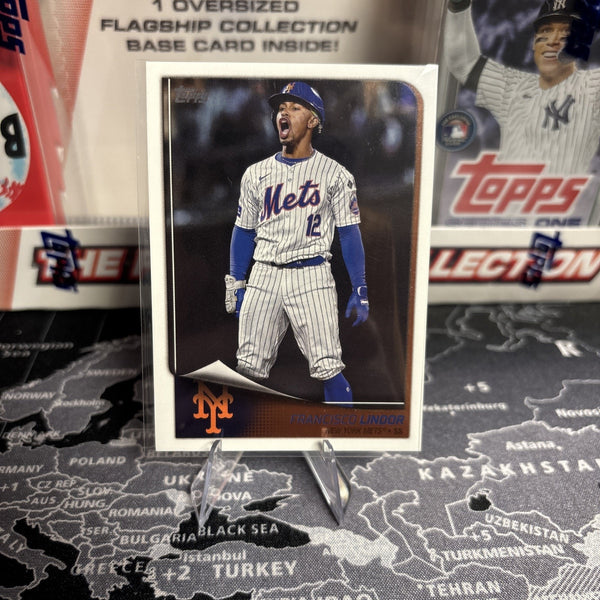 2025 Topps Flagship Collection Francisco Lindor (#63) NY Mets