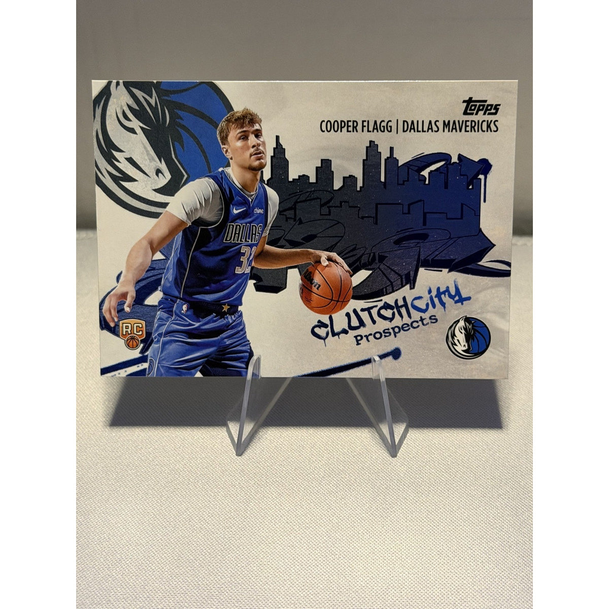 Cooper Flagg 2025-26 Topps Clutch City Prospects RC #CC-1 Mavs NM
