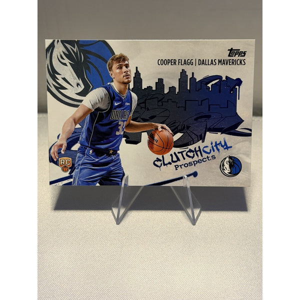 Cooper Flagg 2025-26 Topps Clutch City Prospects RC #CC-1 Mavs NM
