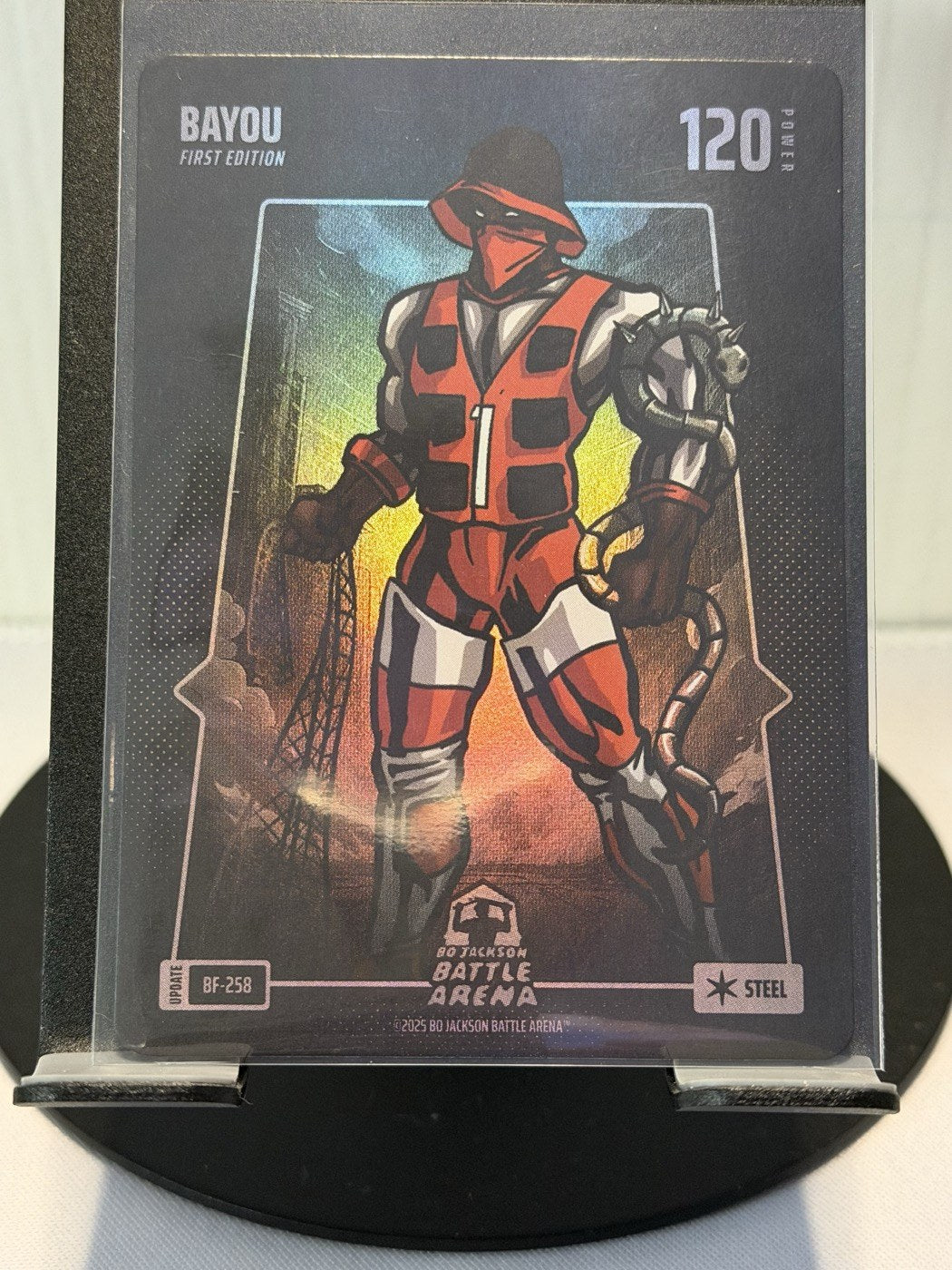 2025 Bo Jackson Battle Arena Bayou First Edition Steel #BF-258 Power 120 (front)
