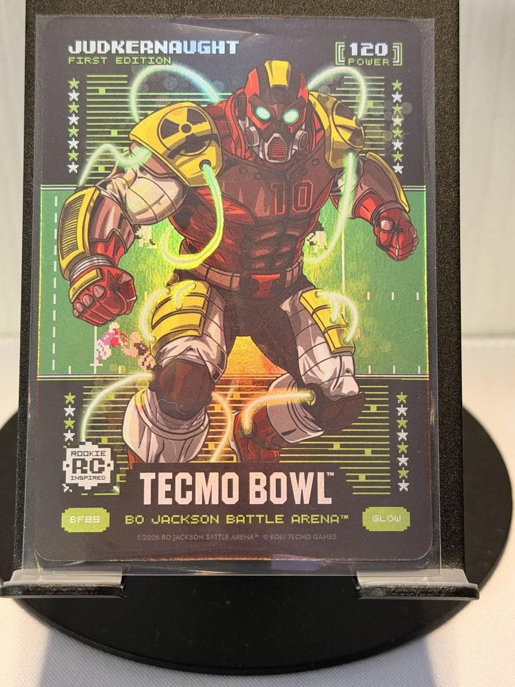 2026 Bo Jackson Battle Arena Judkernaught First Edition Glow #BF89 Power 120 (front)