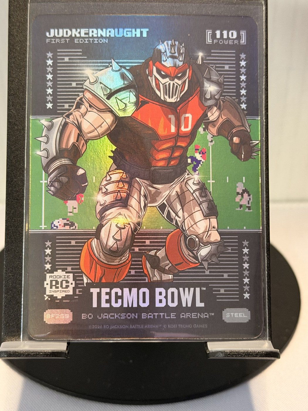 2026 Bo Jackson Battle Arena Judkernaught First Edition Steel #BF269 Power 110 (front)