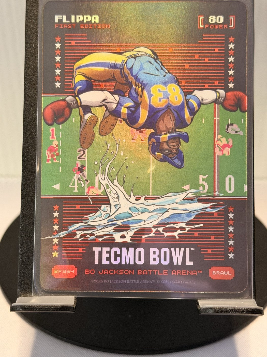 2026 Bo Jackson Battle Arena Flippa First Edition Brawl #BF354 Power 80 (front)
