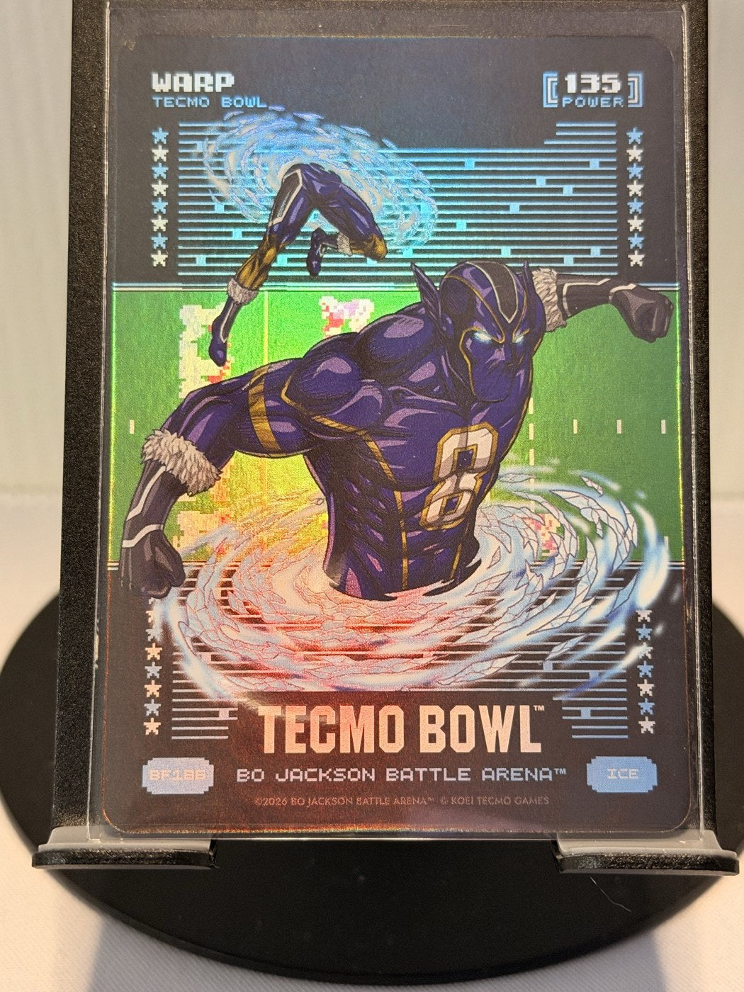 2026 Bo Jackson Battle Arena Warp Ice #BF186 Power 135 (front)