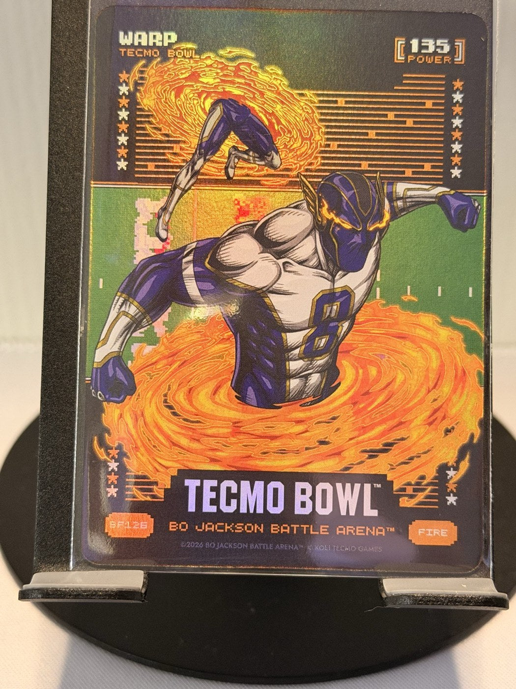 2026 Bo Jackson Battle Arena Warp Fire #BF126 Power 135 (front)