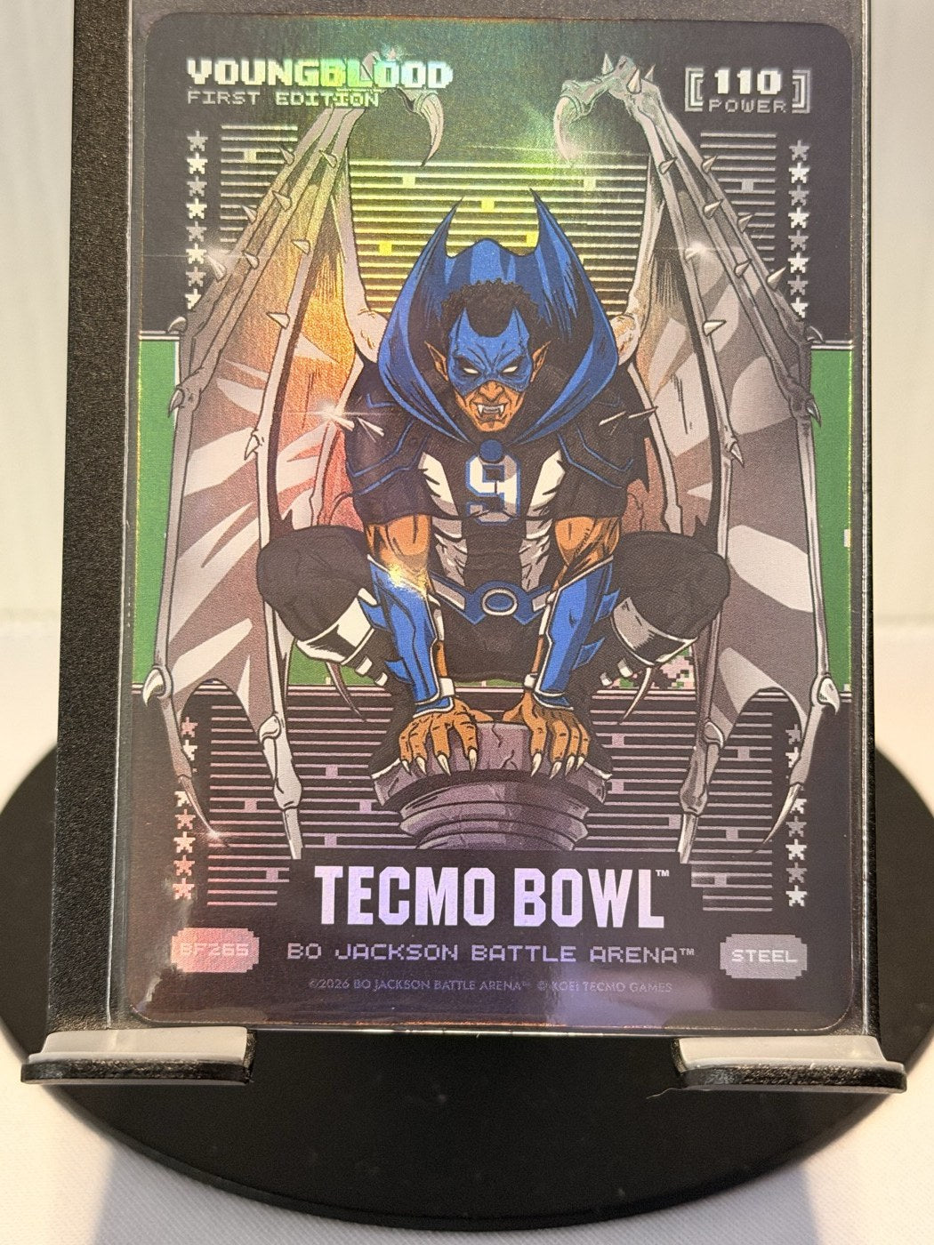 2026 Bo Jackson Battle Arena Youngblood First Edition Steel #BF265 Power 110 (front)