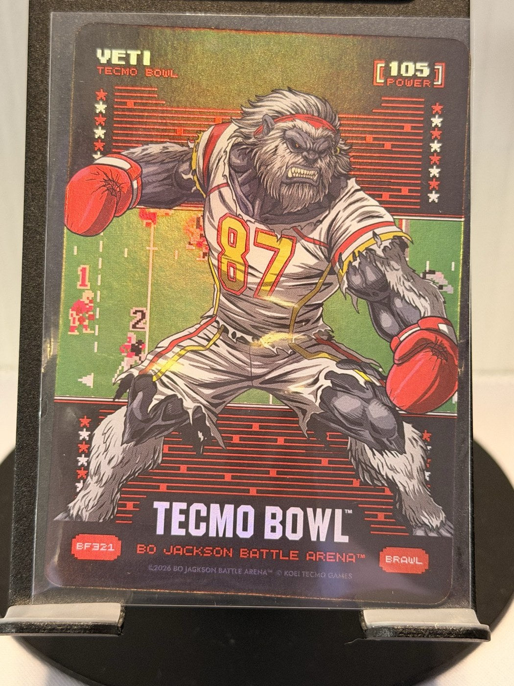 2026 Bo Jackson Battle Arena Yeti Brawl #BF321 Power 105 (front)