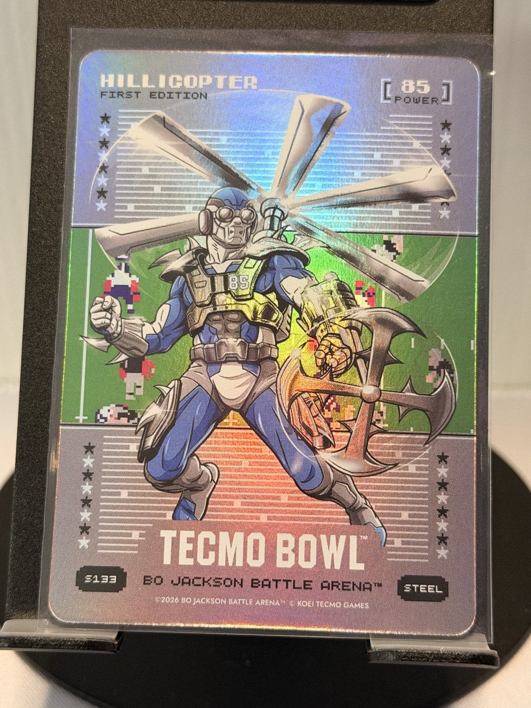 2026 Bo Jackson Battle Arena Hillicopter First Edition Steel #S133 Power 85 (front)