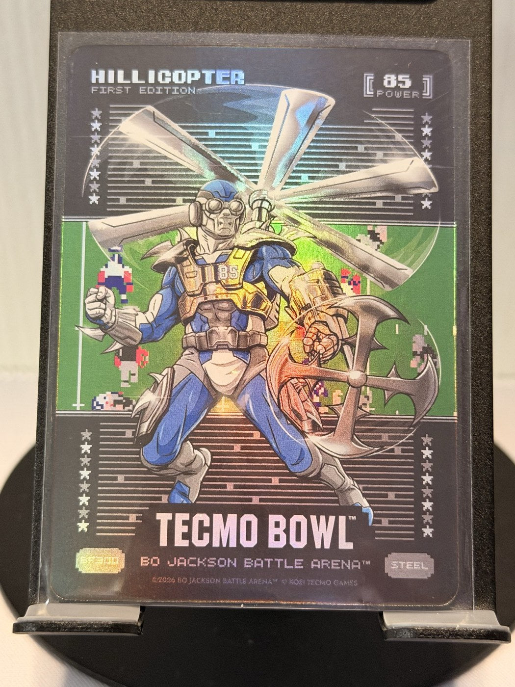 2026 Bo Jackson Battle Arena Hillicopter First Edition Steel #BF300 Power 85 (front)