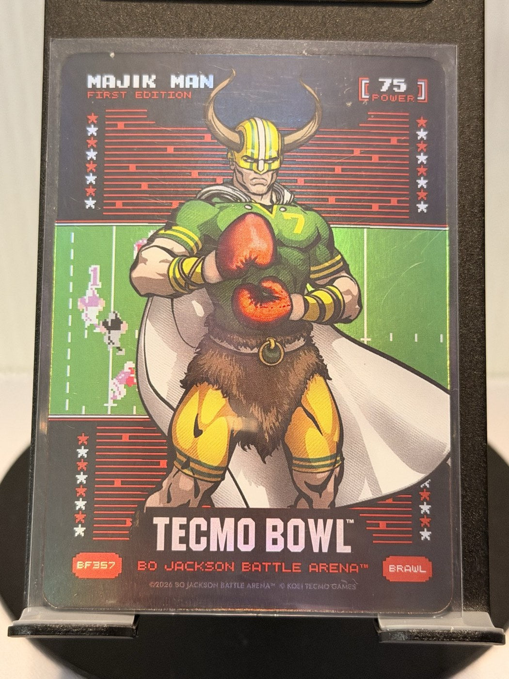 2026 Bo Jackson Battle Arena Majik Man First Edition Brawl #BF357 Power 75 (front)