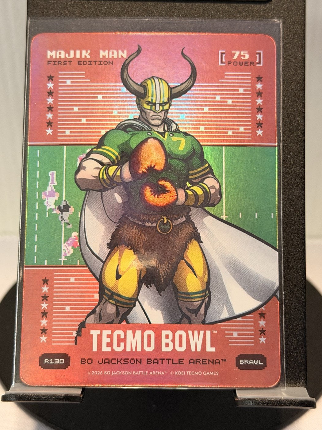 2026 Bo Jackson Battle Arena Majik Man First Edition Brawl #R130 Power 75 (front)
