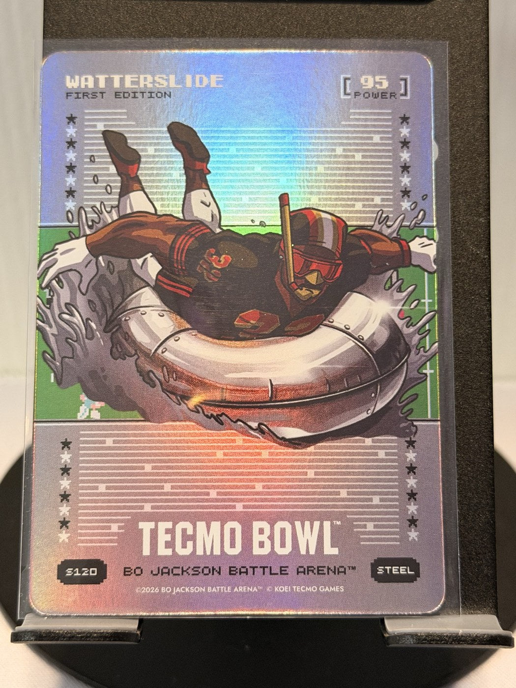 2026 Bo Jackson Battle Arena Watterslide First Edition Steel #S120 Power 95 (front)