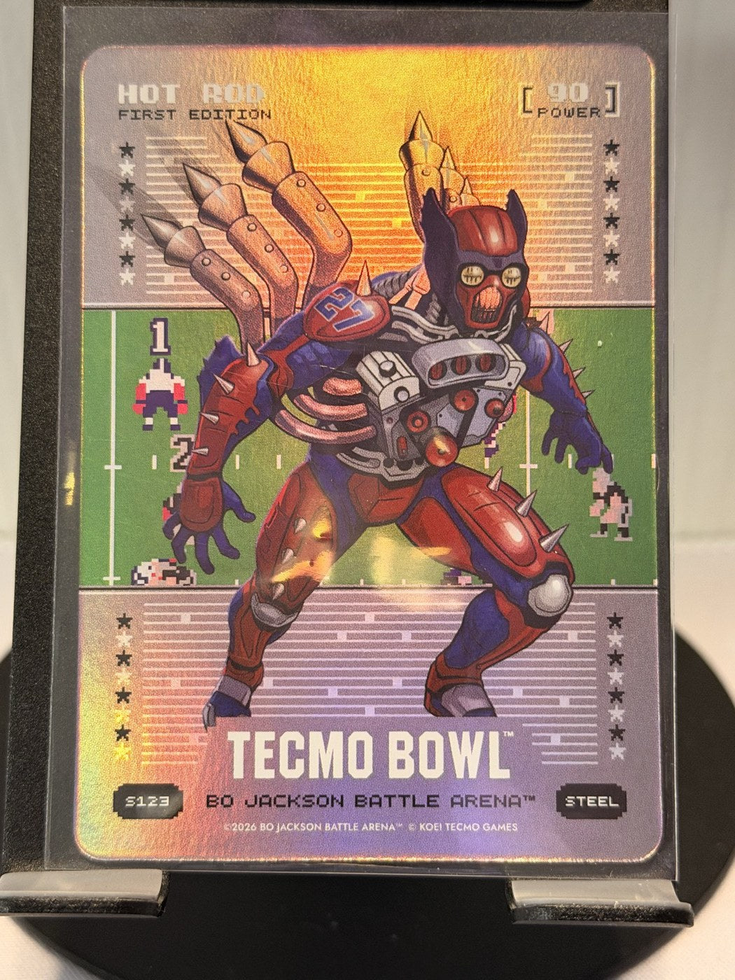 2026 Bo Jackson Battle Arena Hot Rod First Edition Steel #S123 Power 90 (front)