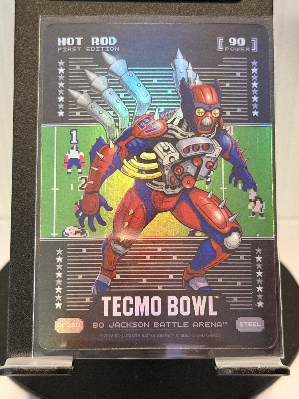 2026 Bo Jackson Battle Arena Hot Rod First Edition Steel #BF290 Power 90 (front)