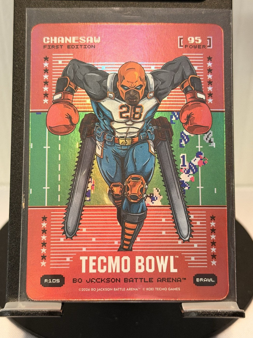 2026 Bo Jackson Battle Arena Chanesaw First Edition Brawl #R105 Power 95 (front)