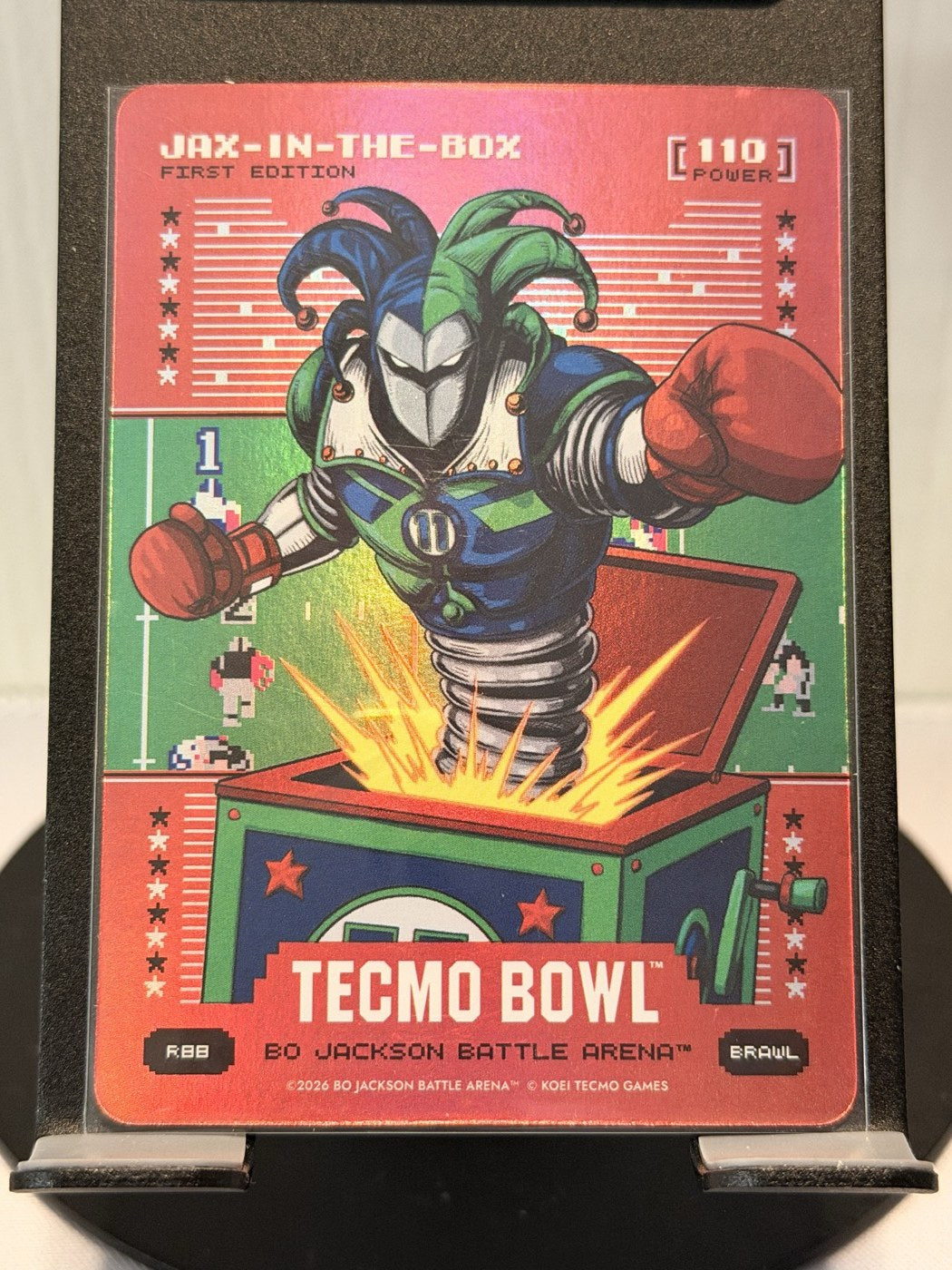 2026 Bo Jackson Battle Arena Jax-in-the-Box First Edition Brawl #R88 Power 110 (front)