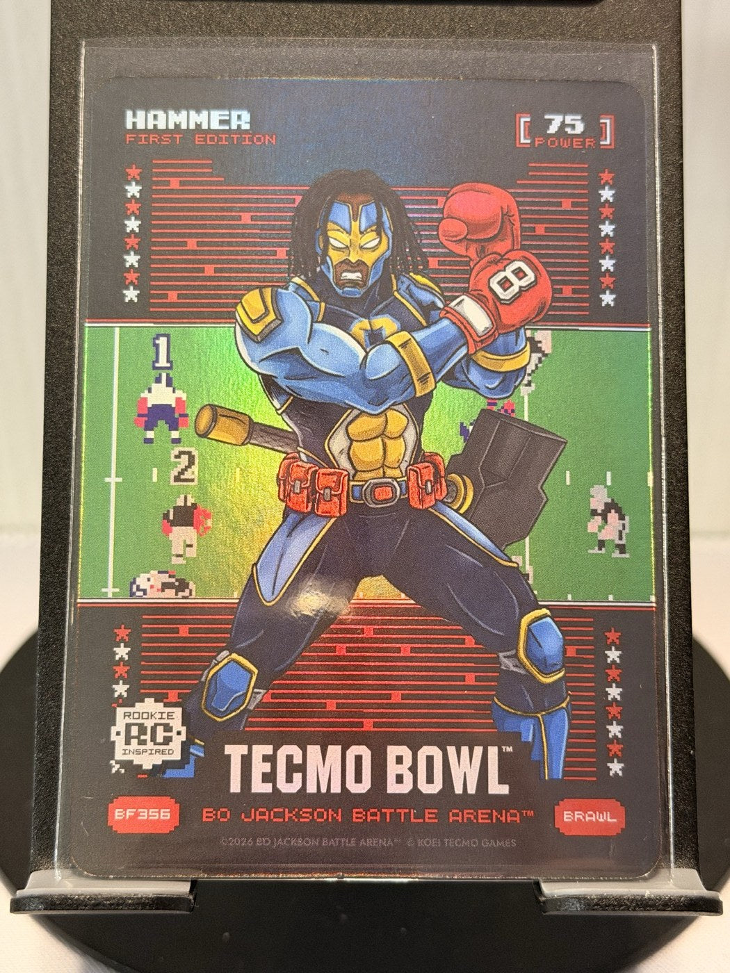2026 Bo Jackson Battle Arena Hammer First Edition Brawl #BF356 Power 75 (front)