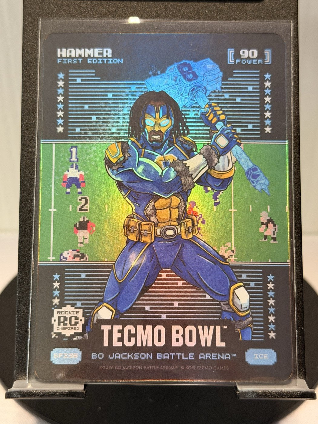 2026 Bo Jackson Battle Arena Hammer First Edition Ice #BF236 Power 90 (front)