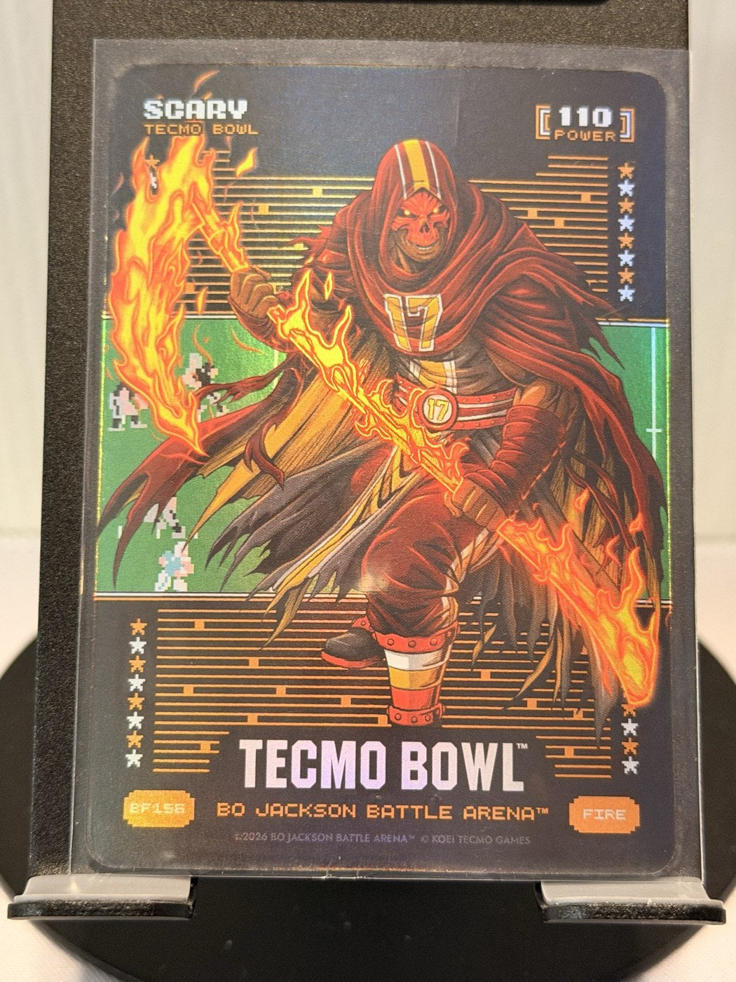 2026 Bo Jackson Battle Arena Scary Fire #BF156 Power 110 (front)