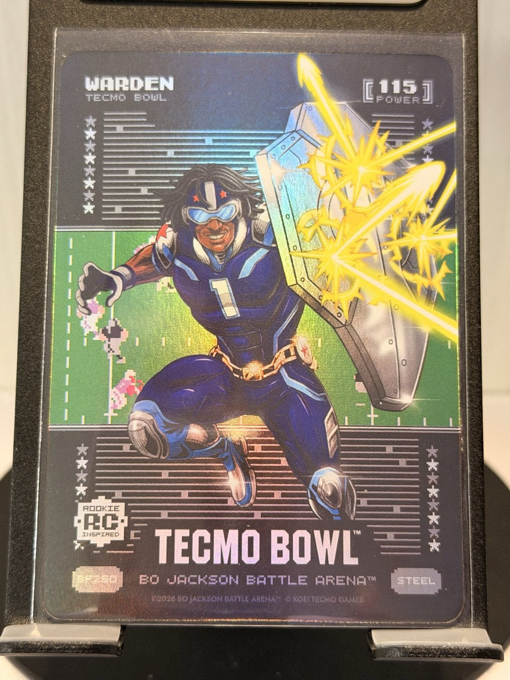 2026 Bo Jackson Battle Arena Warden Steel #BF260 Power 115 (front)