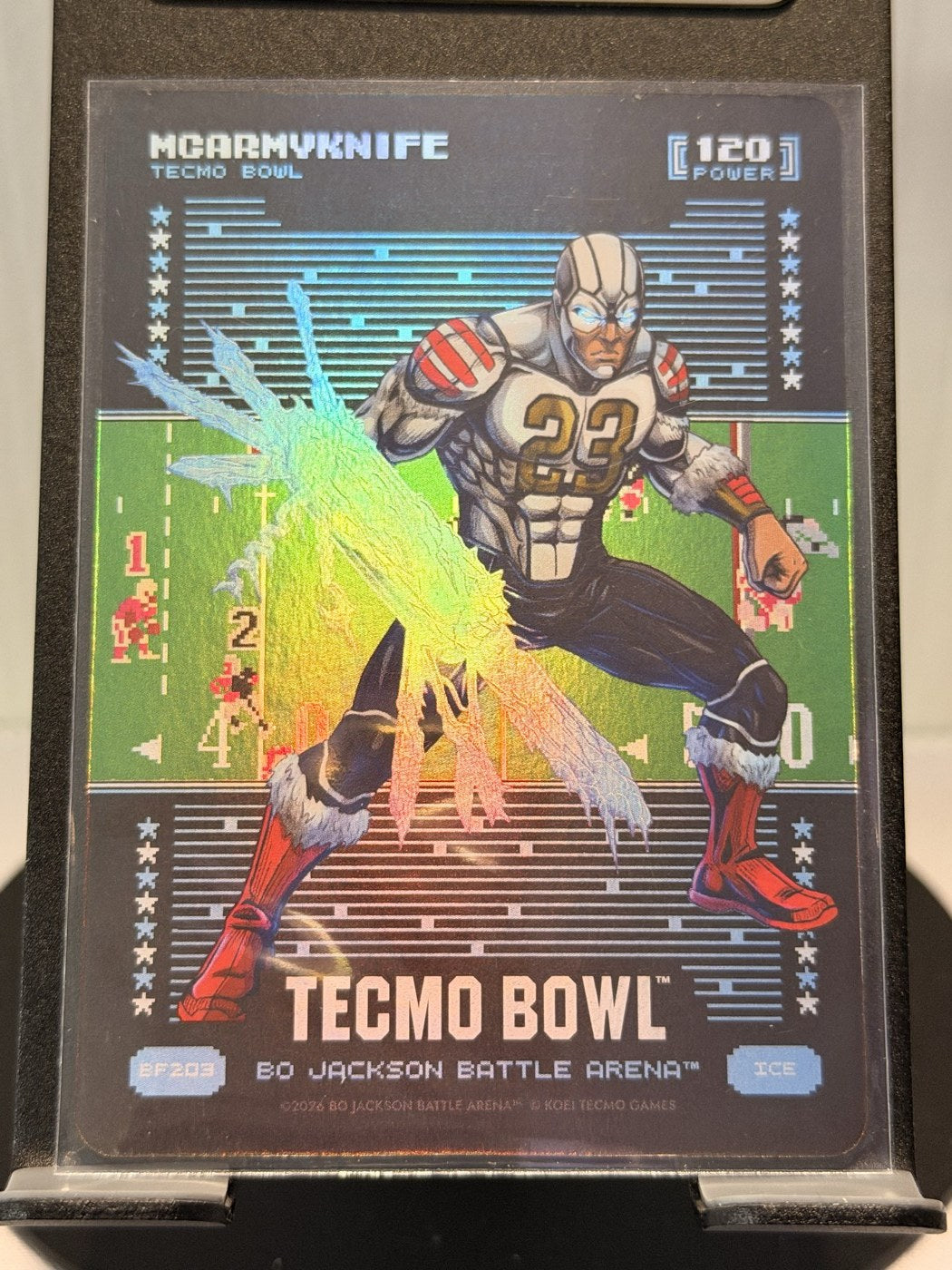 2026 Bo Jackson Battle Arena McArmyKnife Ice #BF203 Power 120 (front)