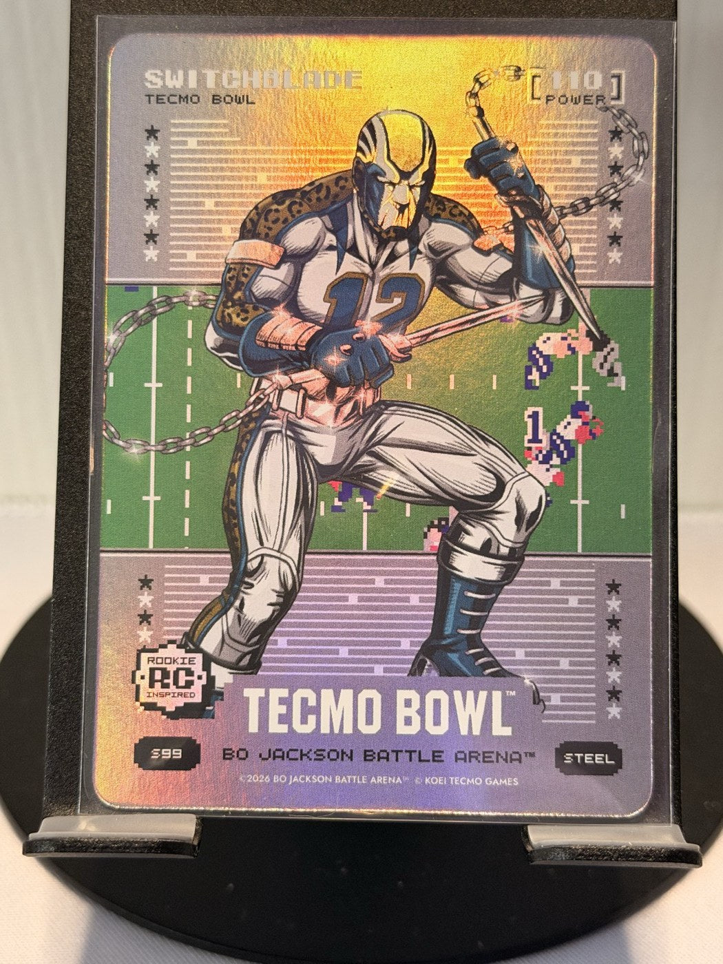 2026 Bo Jackson Battle Arena Switchblade Steel #S99 Power 110 (front)