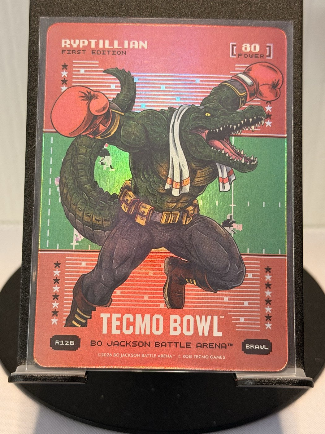 2026 Bo Jackson Battle Arena Ryptillian First Edition Brawl #R126 Power 80 (front)