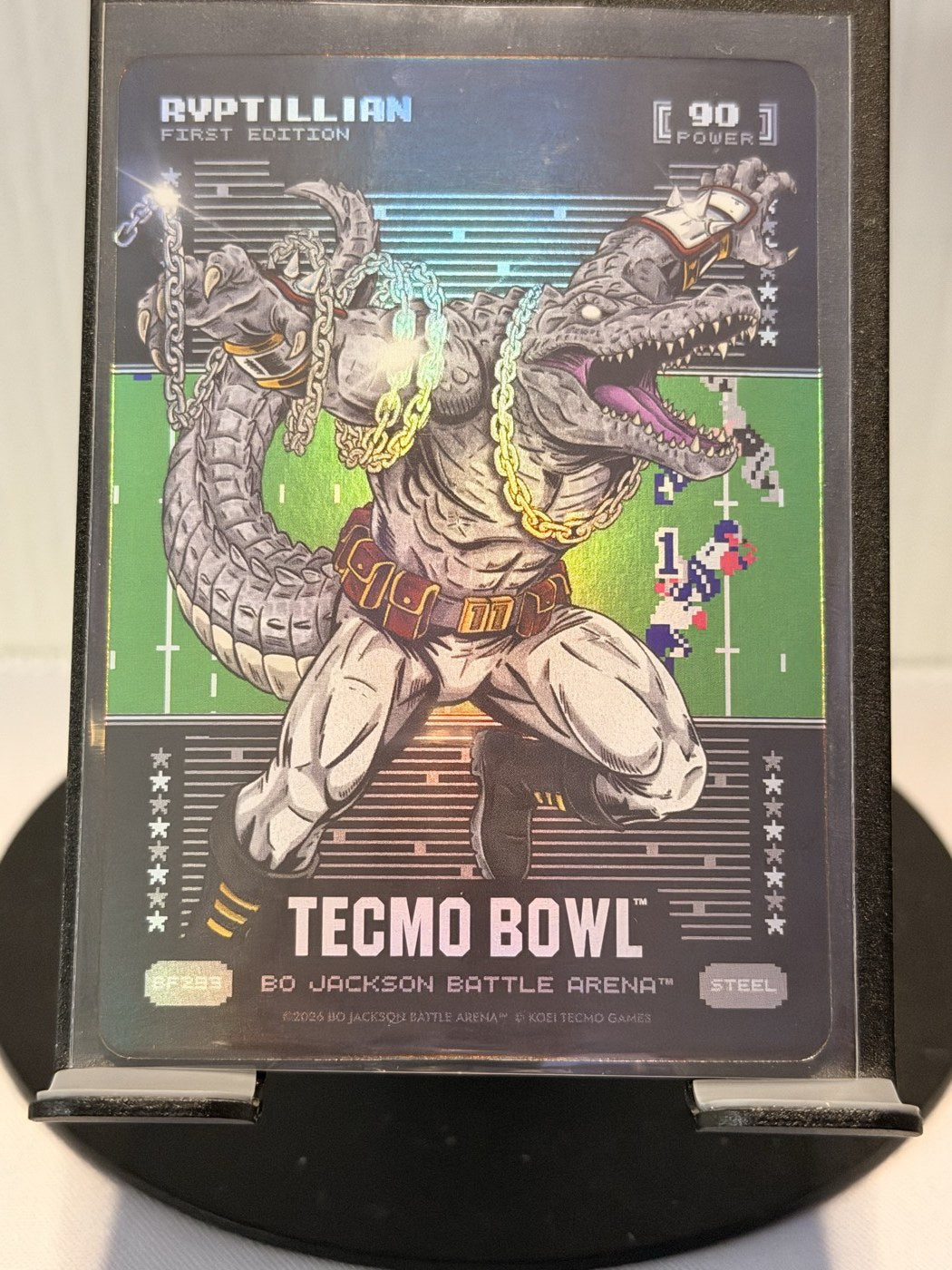 2026 Bo Jackson Battle Arena Ryptillian First Edition Steel #BF293 Power 90 (front)