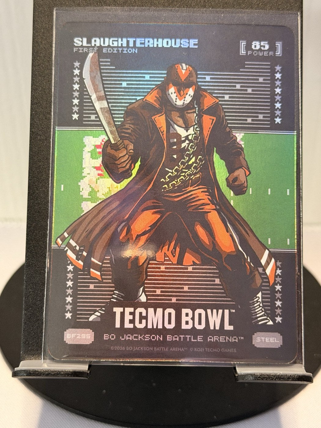 2026 Bo Jackson Battle Arena Slaughterhouse First Edition Steel #BF295 Power 85 (front)