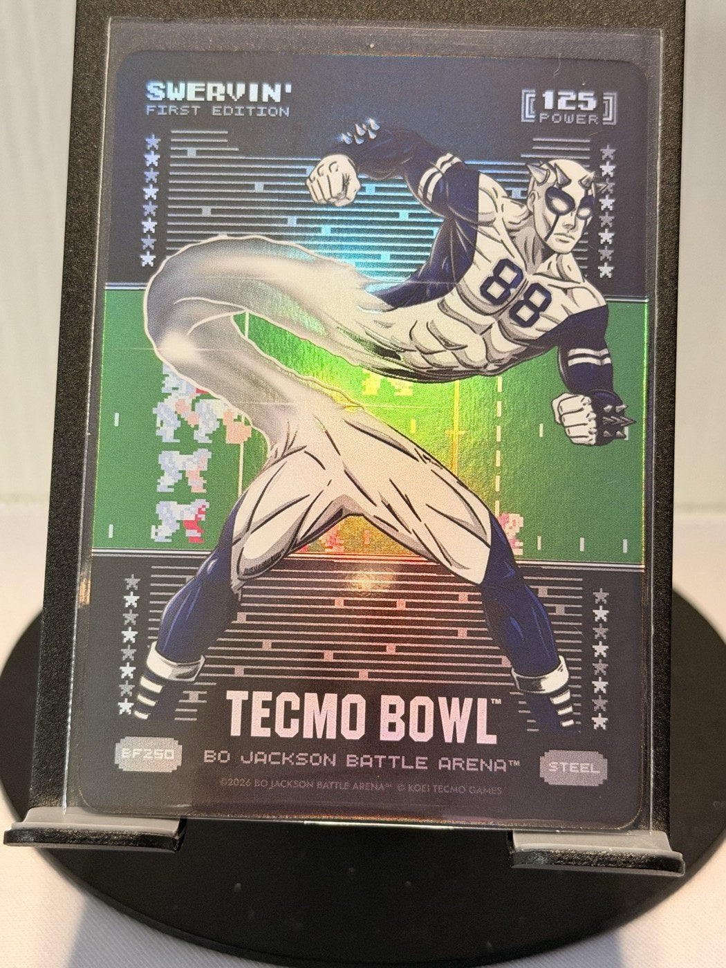 2026 Bo Jackson Battle Arena Swervin' First Edition Steel #BF250 Power 125 (front)