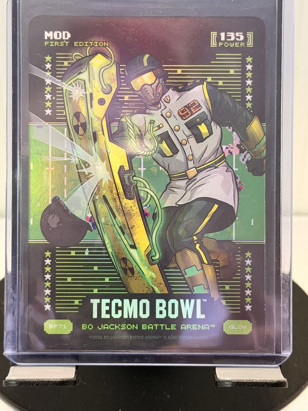 2026 Bo Jackson Battle Arena Mod First Edition Glow #BF71 Power 135 (front)
