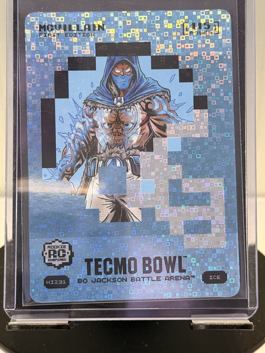 2026 Bo Jackson Battle Arena McVillain First Edition Ice #HI231 Power 115 (front)