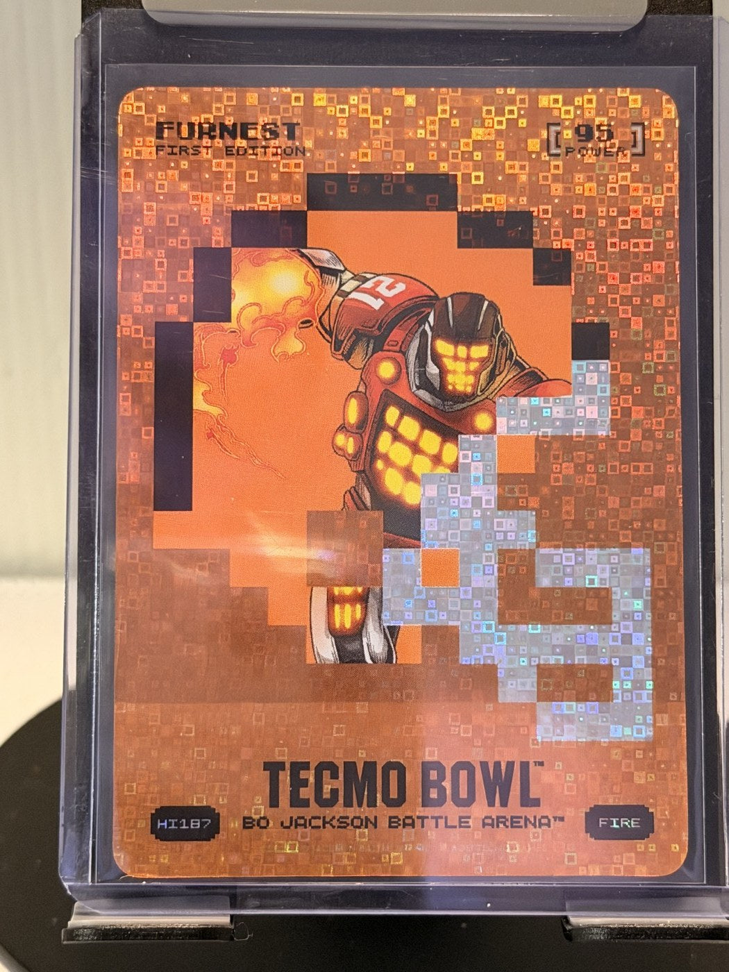 2026 Bo Jackson Battle Arena Furnest First Edition Fire #HI187 Power 95 (front)