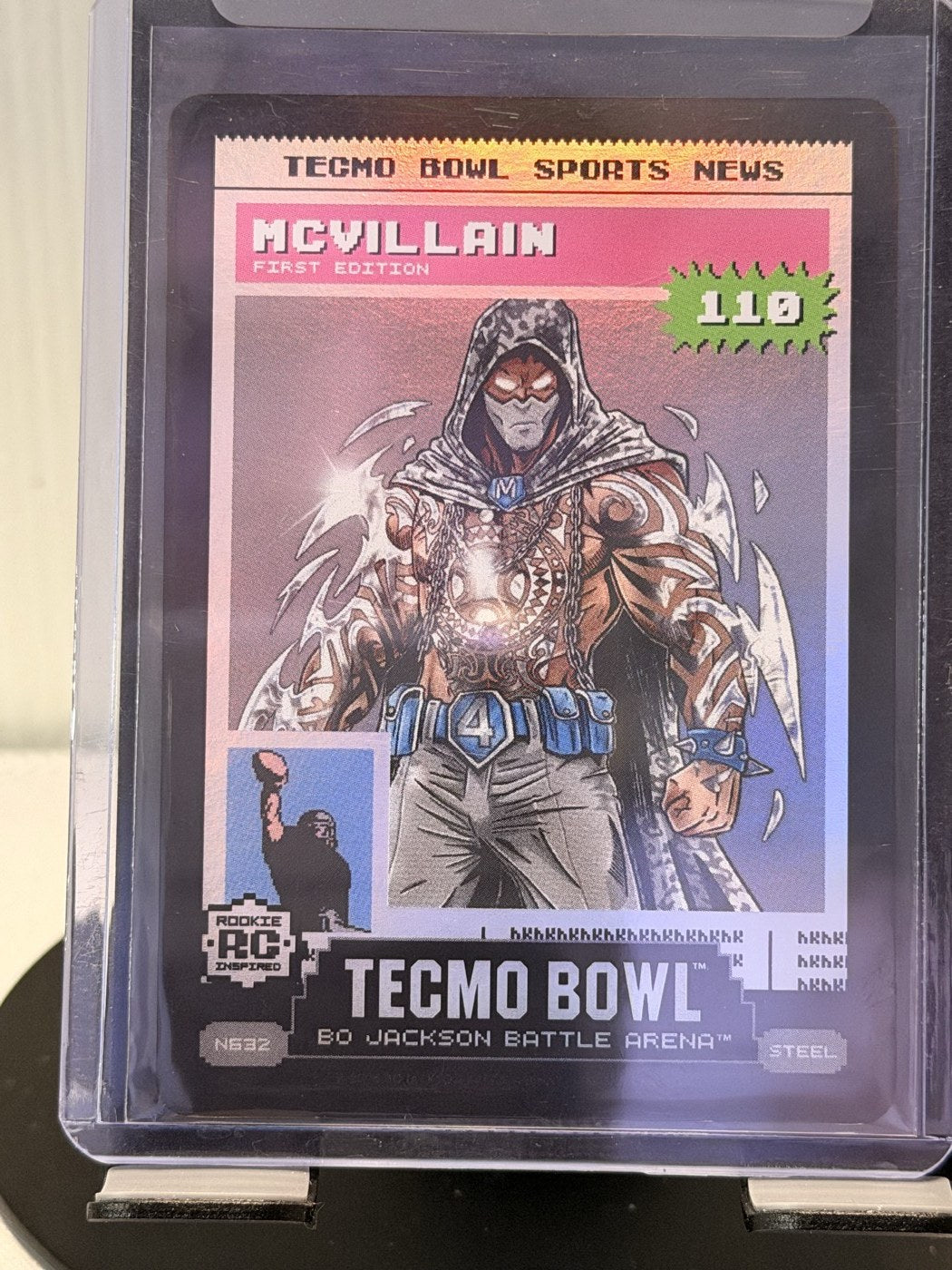 2026 Bo Jackson Battle Arena McVillain First Edition Steel #N632 Power 110 (front)