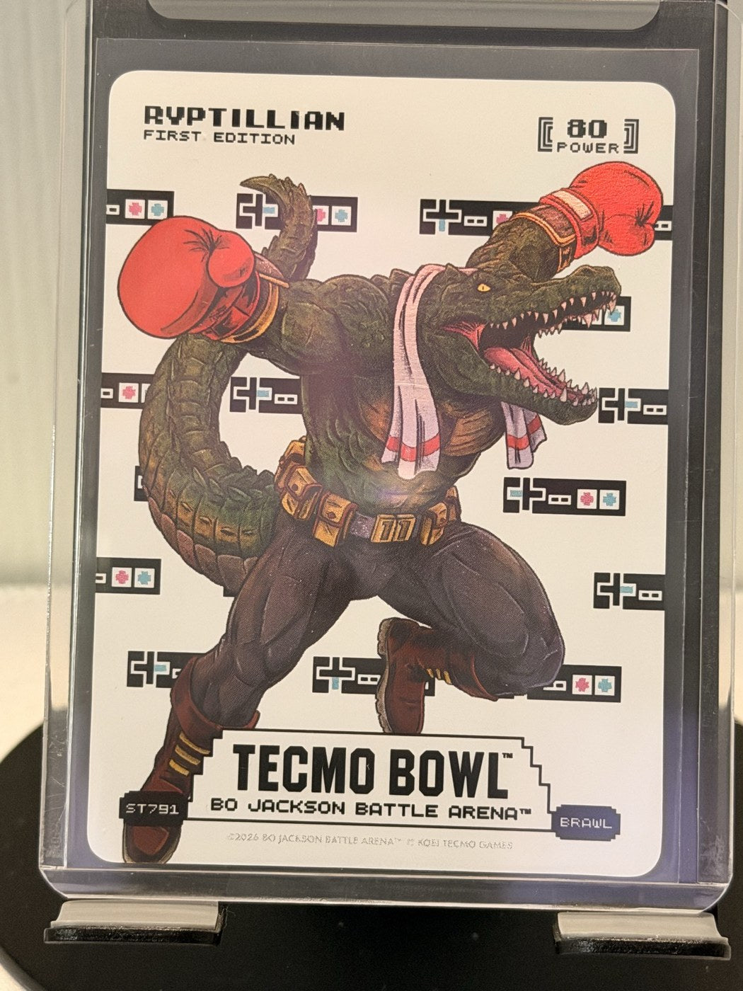 2026 Bo Jackson Battle Arena Ryptillian First Edition Brawl #ST791 Power 80 (front)