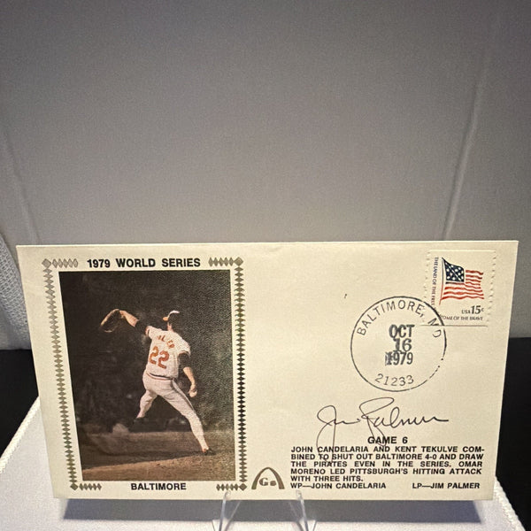 Jim Palmer Signed Original First Day Cover 1979 World Series Baltimore Orioles