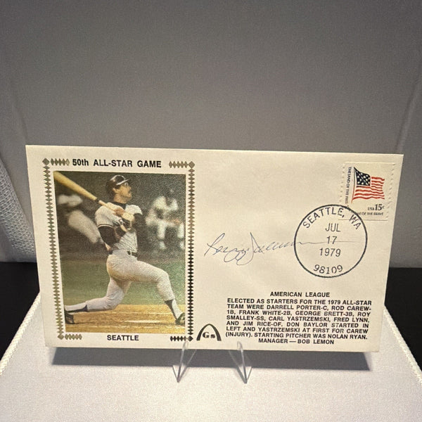 Reggie Jackson Signed Original Cachet Envelope 50th All-Star Game Seattle 1979
